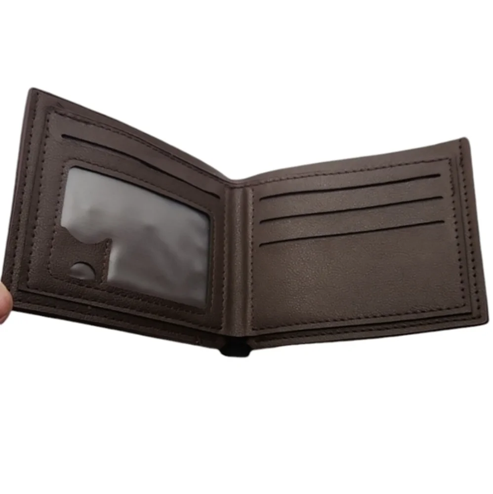 Mens Business Bifold Wallet‎ Brown